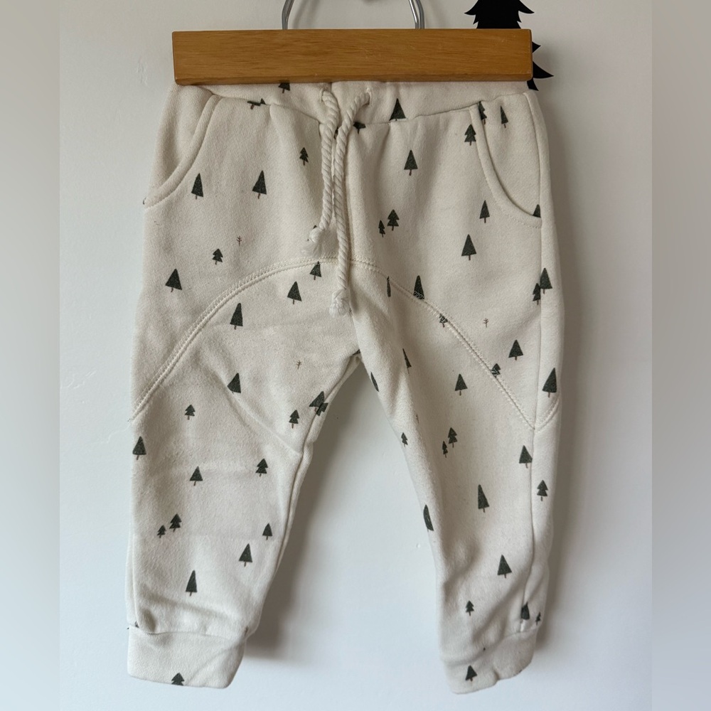 Rylee + Cru Trees James Pant - Ivory - 12-18 Months